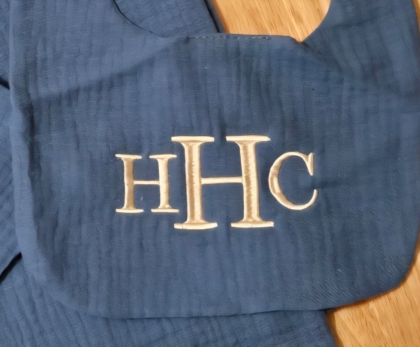 Custom Embroidered Baby Bib & Burp Cloth Set – Personalized with Name or Monogram
