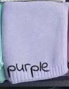 Custom Cotton Knit Baby Blanket – Personalized Name or Monogram (35"x36")