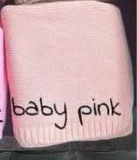 Custom Cotton Knit Baby Blanket – Personalized Name or Monogram (35"x36")