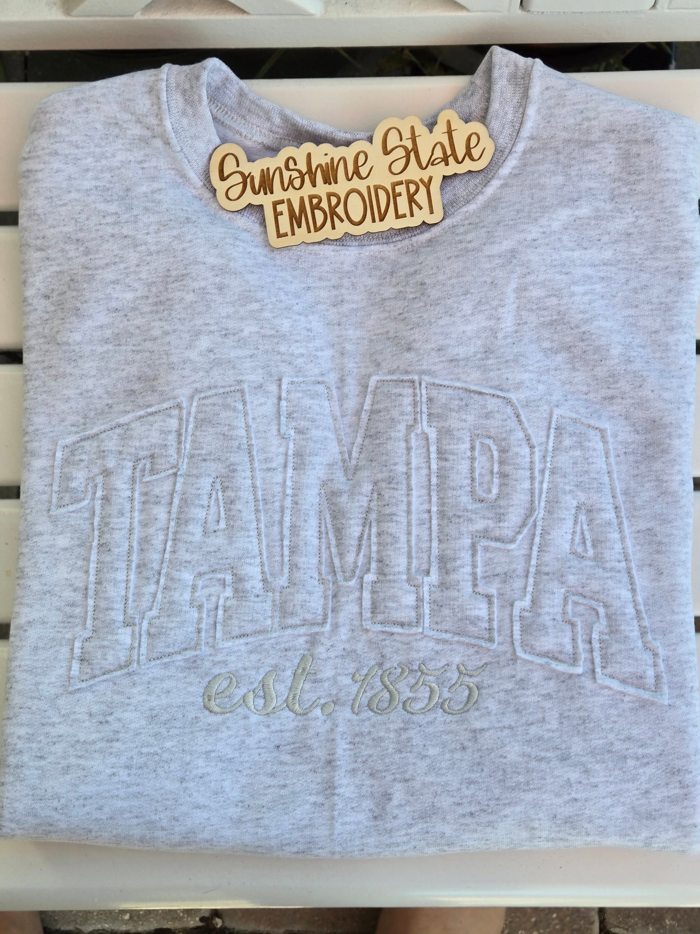 Custom Chenille/Appliqué Embroidered Sweatshirt