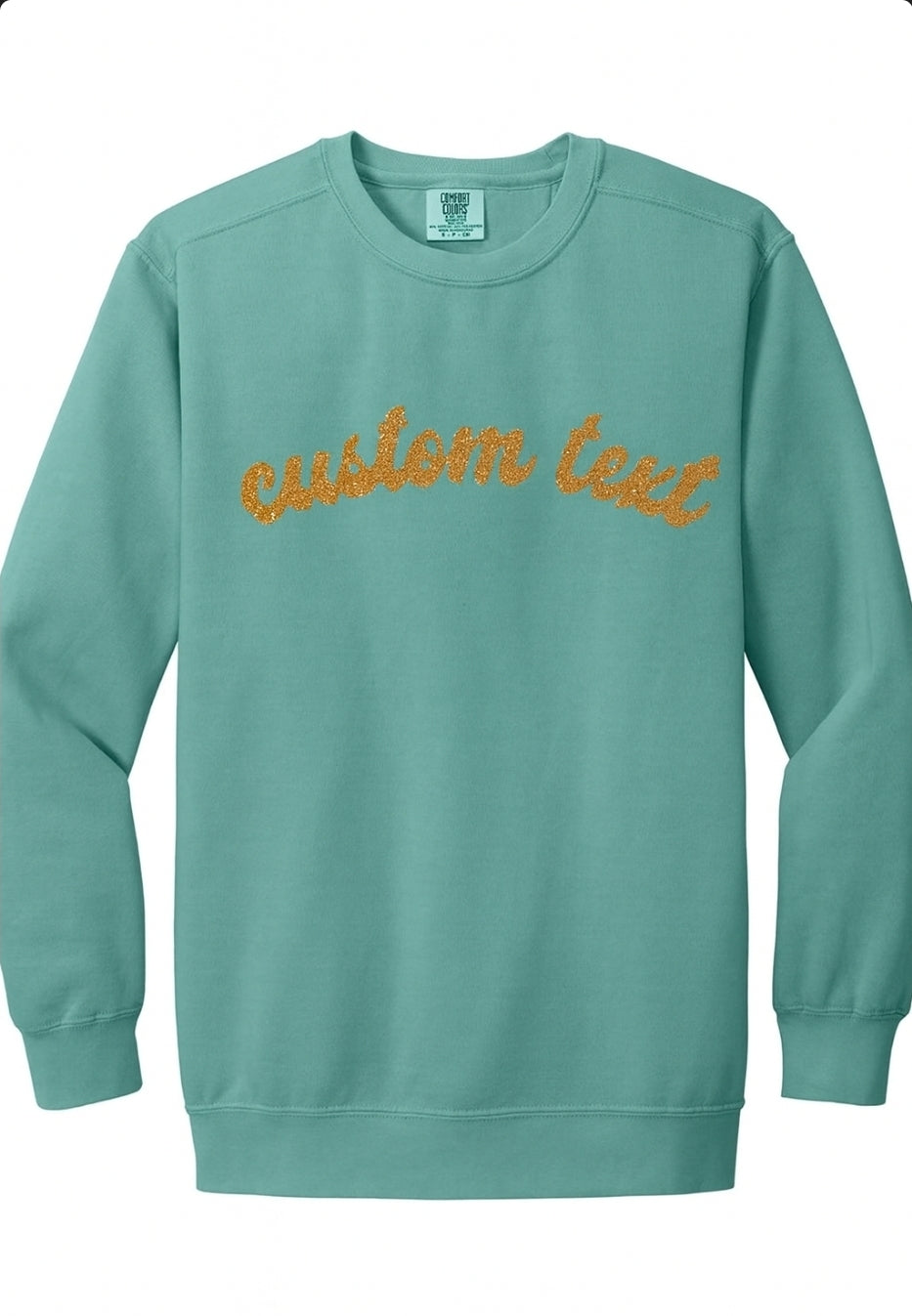 SHOWGIRL Glitter Sweatshirt