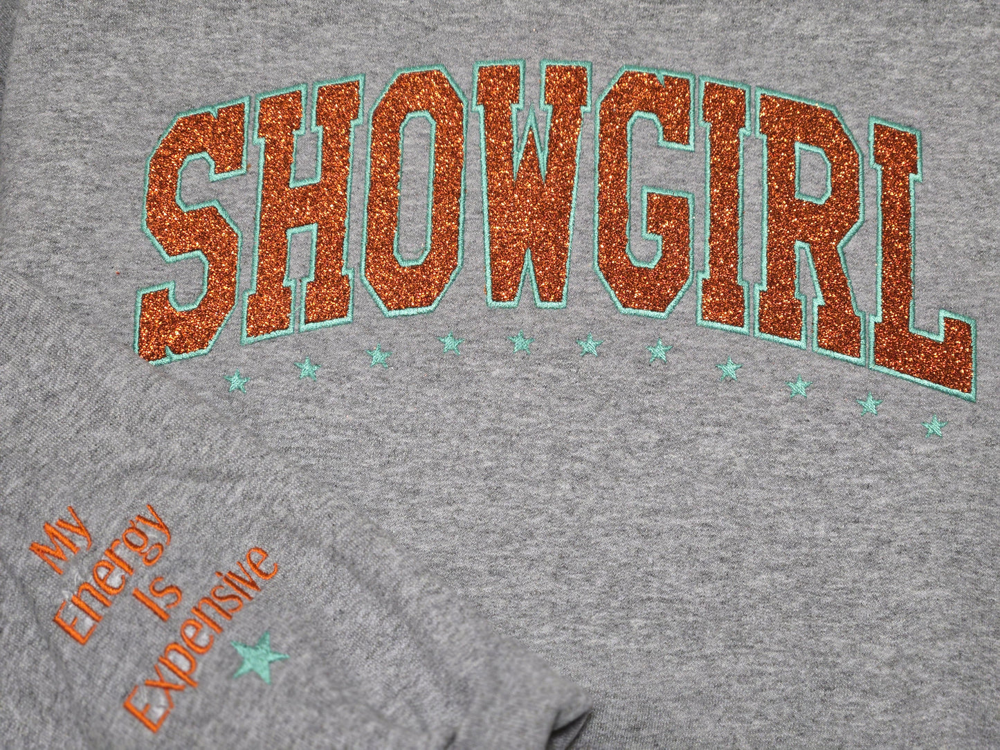 SHOWGIRL Glitter Sweatshirt